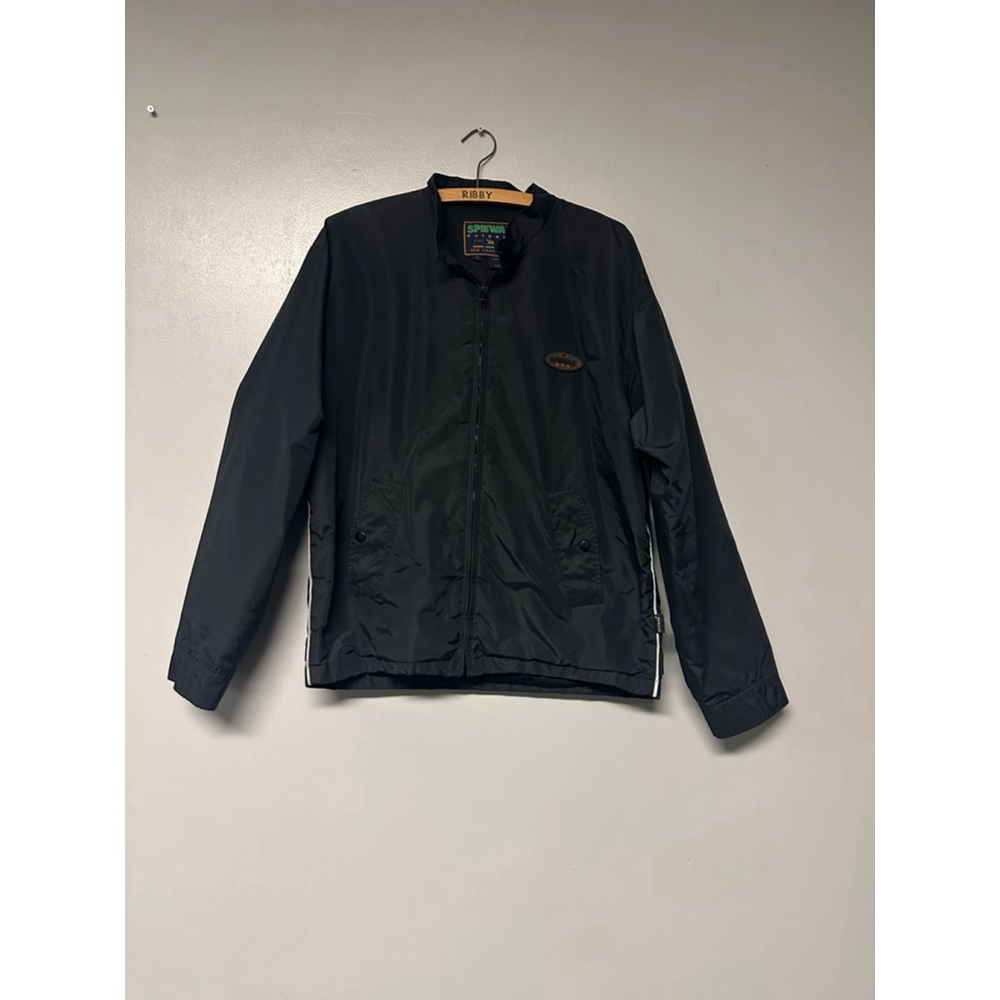 Men's Spiewak Black & White windbreaker Jacket size medium
